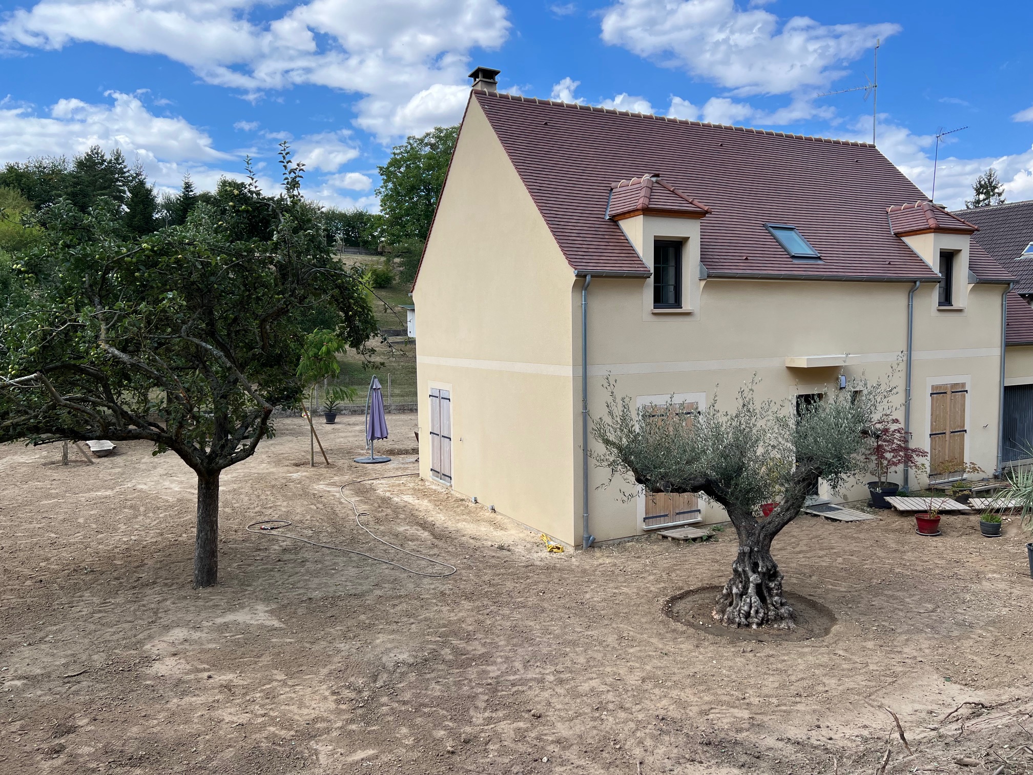 Création d’un espace vert